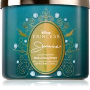 Disney Princess Jasmine Teal and Gold Candle